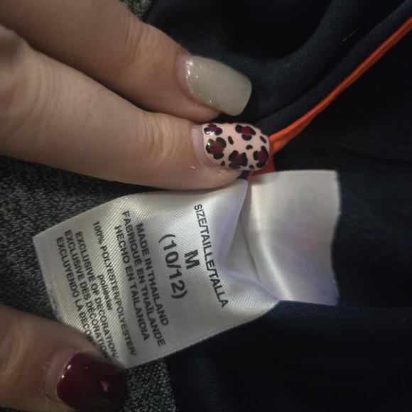 Adidas Blue and Gray Hoodie with Vibrant Orange Logo - Picture 4 of 4